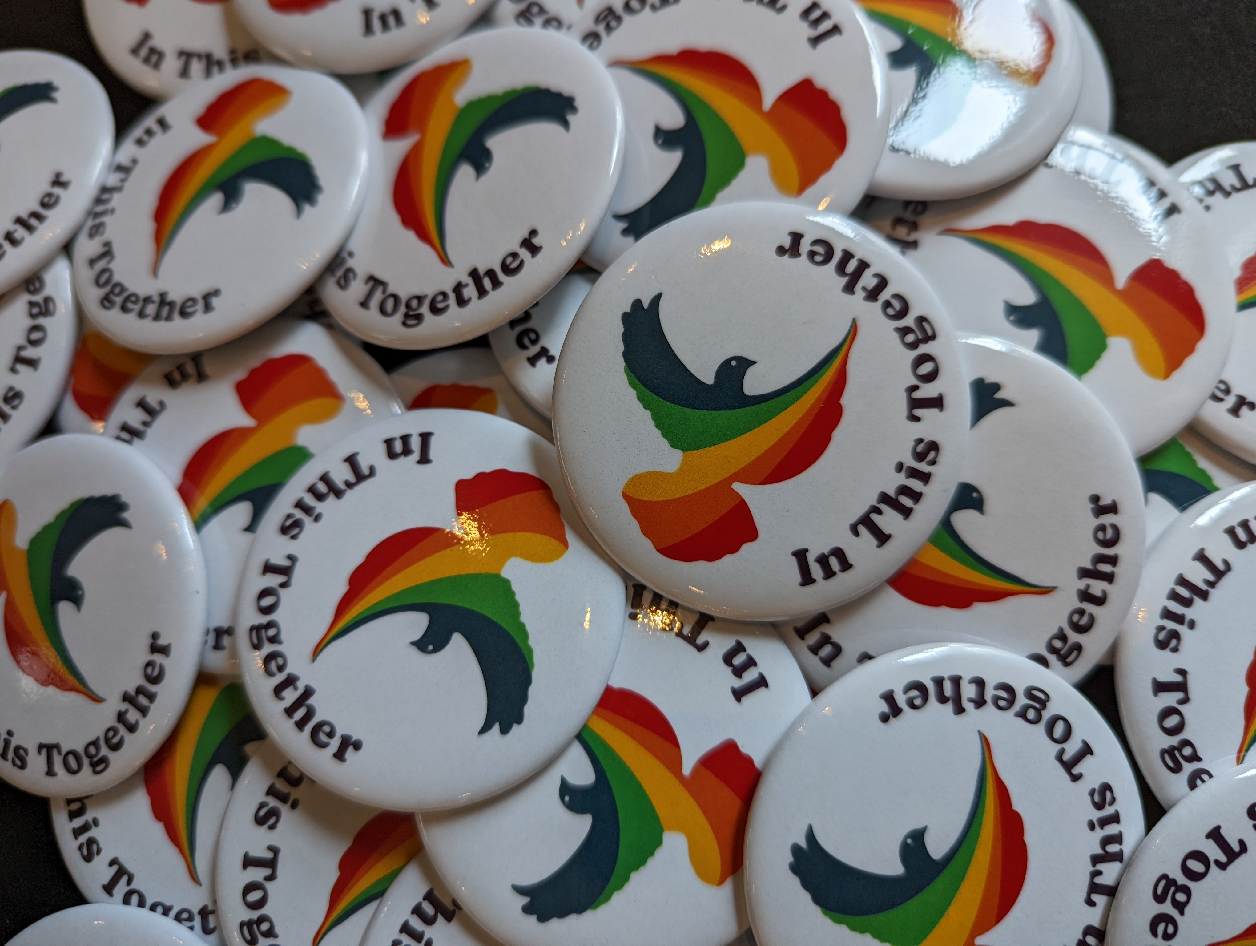 We wear our buttons with pride!